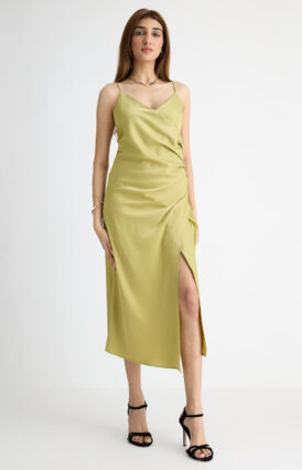 Effortless Charm Satin Slip Dress