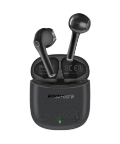 Promate Lima True Wireless Earbuds, Bluetooth V5.3 Earphones, Enc Noise Reduction, 30-Hour Playback Time, Intelligent Touch Controls and 300Mah Charging