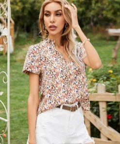 Women?s Western Wear Rayon Floral Print Top