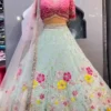Thread Sequence Real Mirror Work Lehenga Choli