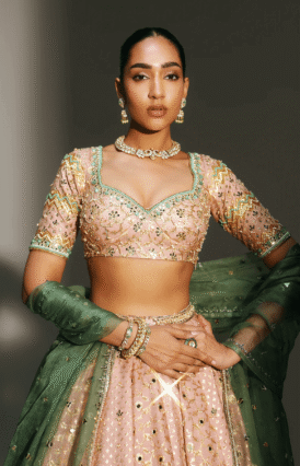 Tilton Festive Special Zari Embroidered Lehenga Choli With Dupatta